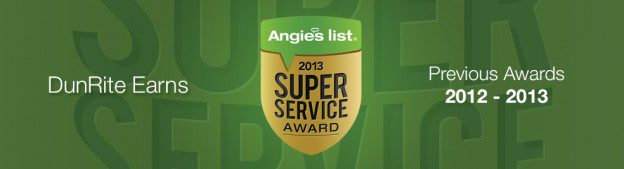 DunRite Heating & Air Inc. - Angies List 2013 Super Service Award